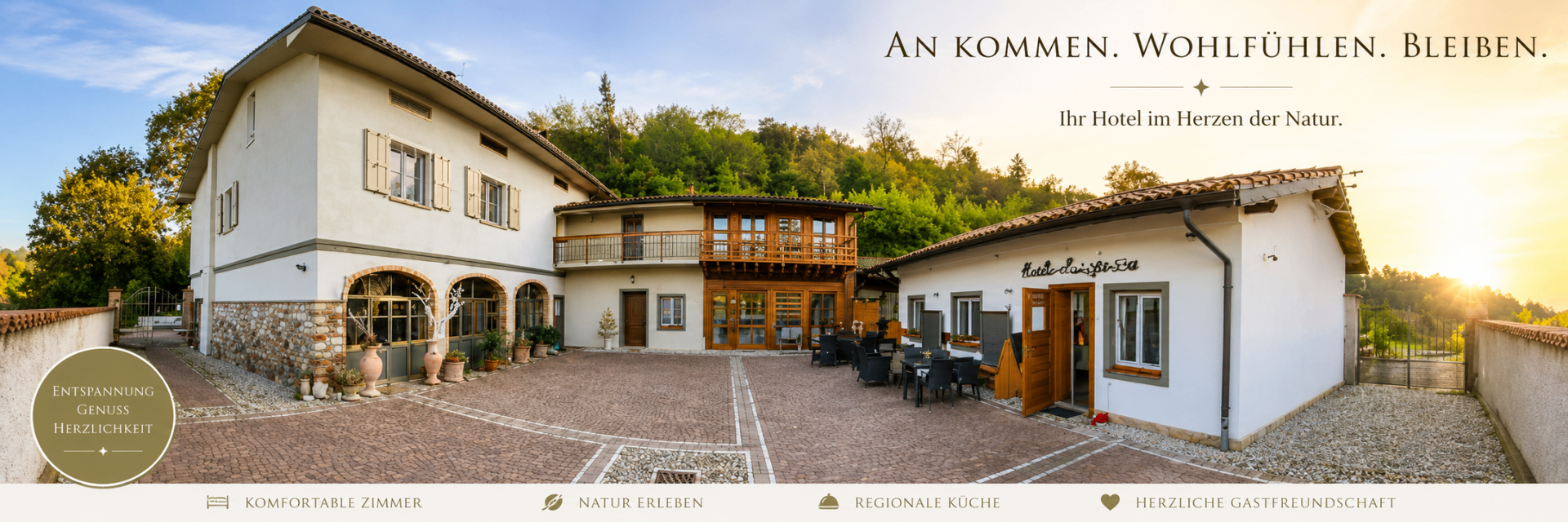 Locanda Dall'Asino Bianco — Ankommen. Wohlfühlen. Bleiben.
